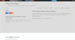 Desktop Screenshot of paganmichigan.net