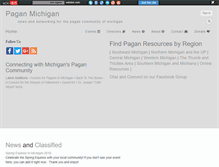 Tablet Screenshot of paganmichigan.net